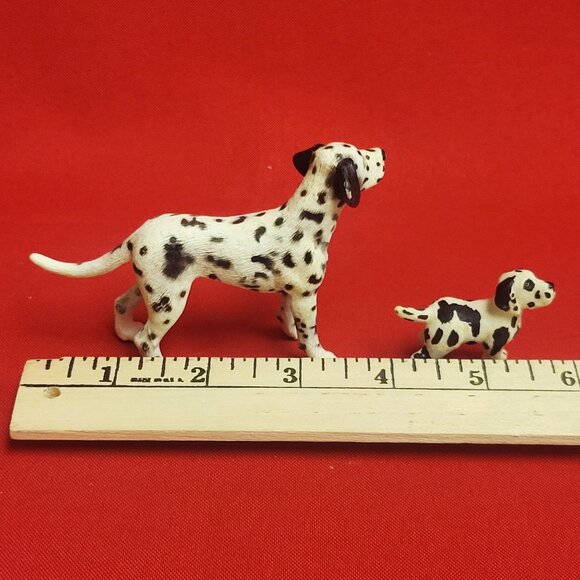 Two Schleich Dalmatian Dog Figurines Adult Male & Puppy 2006 - Picture 8 of 9